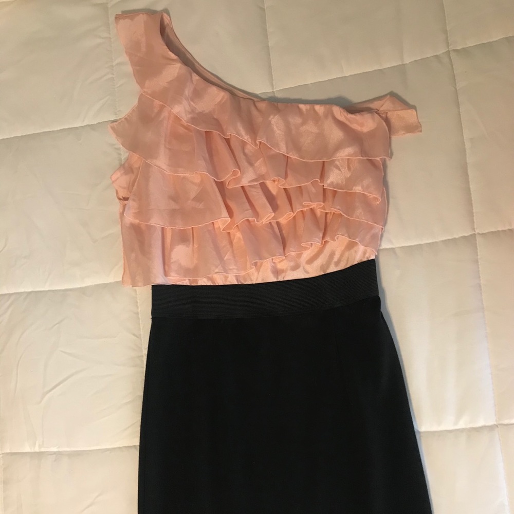 One shoulder mini dress